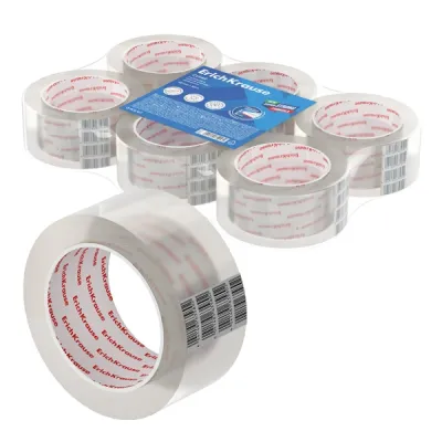 ErichKrause Precinto de Embalaje 48mm x 50m Adhesivo de Gran Adherencia