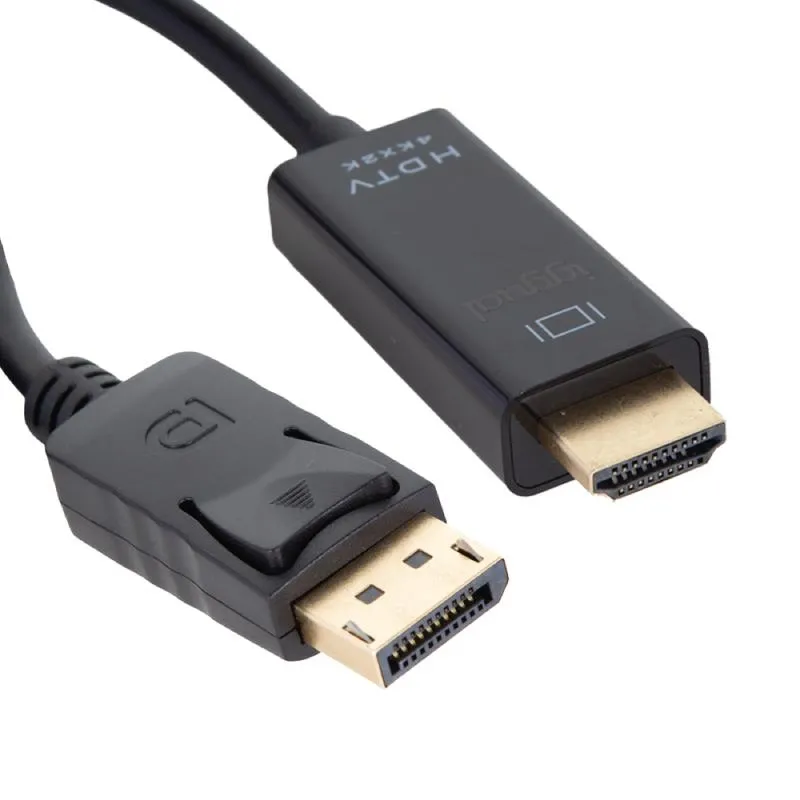 Iggual Cable Displayport (M) A Hdmi (M) 4K 2Metros