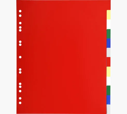 Exacompta Separadores 12 Posiciones A4+ Pp Flexible Colores Neutros