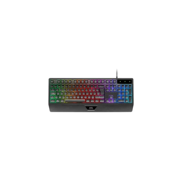 Mars Gaming Teclado MK124ES H-Mech RGB Rainbow Color Negro