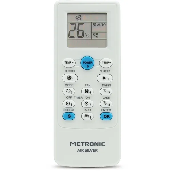 Metronic Mando A Distancia Universal Aire Acondicionado - Color Blanco