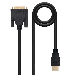Nanocable Cable DVI 18+5 Macho a HDMI Macho 3m Negro