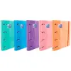 OXFORD CARPETA DE ANILLAS 4X35MM EUROPEANBINDER CLASSIC C/RECAMBIO 100H A4+ 5X5 CIERRE C/GOMA C/SURTIDOS
