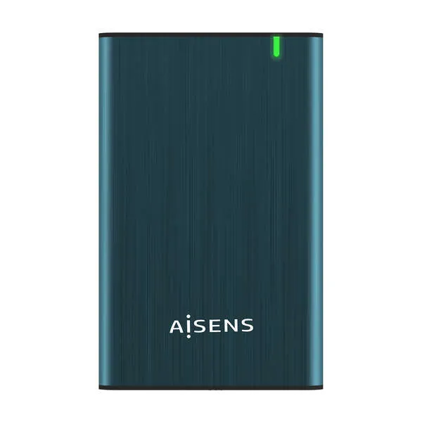 Aisens Caja Externa 2.5" Para Discos Duros 9.5Mm Sata I, Ii Y Iii A Usb 3.0/Usb 3.1 Gen1 - Color Azul Pacifico