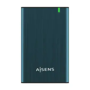 Aisens Caja Externa 2.5" para Discos Duros 9.5mm SATA I, II y III a USB 3.0/USB 3.1 GEN1 - Color Azul Pacifico