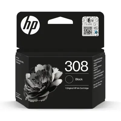 HP Tinta Negra Nº 308 para Envy Series 6110, 6120, 6130, 6520, 6530