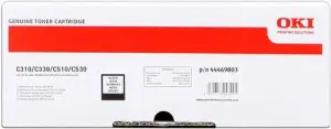 Oki Cartucho de Tóner Original Negro para C310/C510/MC351/MC361