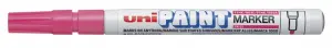 Uni-ball PX-21 Marcador de Pintura Rosa - Punta Acrílica 0.8-1.2mm - Cuerpo de Aluminio