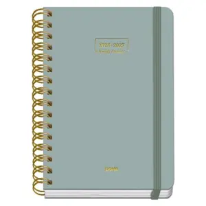 DOHE AGENDA ESCOLAR PREMIUM A5 ESPIRAL DOBLE SV CARTÓN FORRADO VERDE 2026-2027