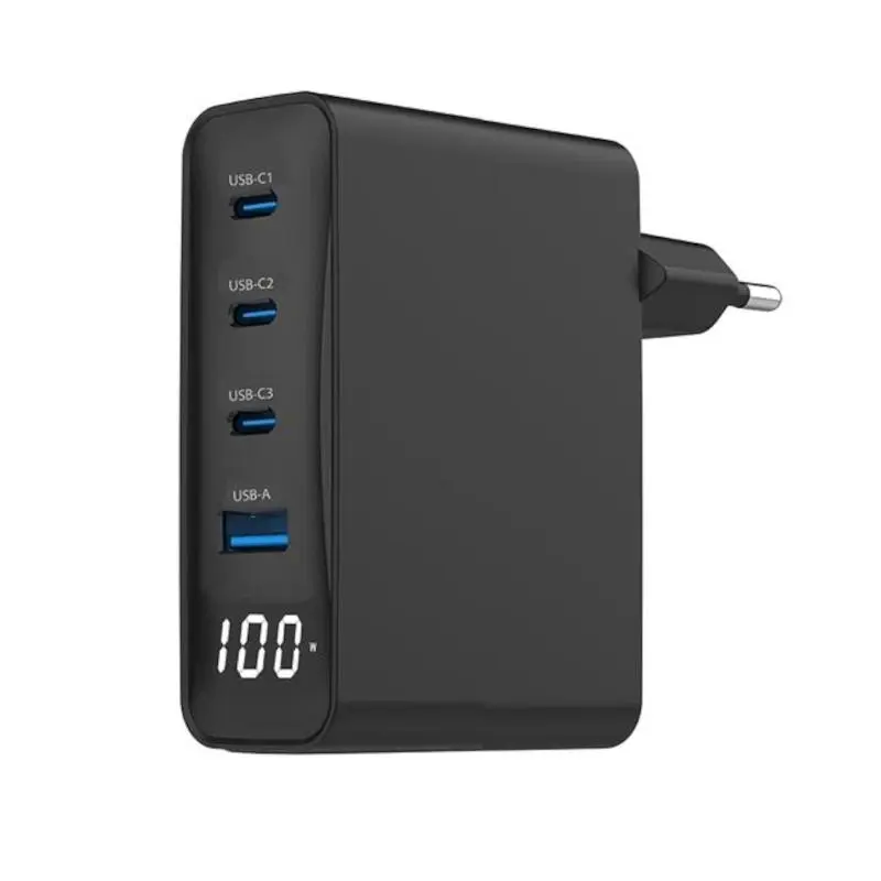 Gembird Cargador Portátil USB-C para Smartphone, Carga Rápida, Negro