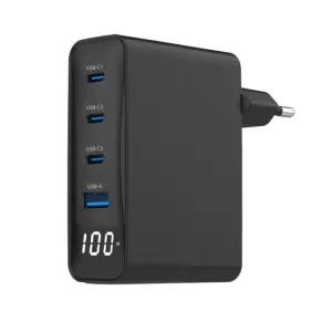 Gembird Cargador Portátil USB-C para Smartphone, Carga Rápida, Negro