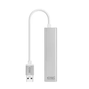 Nanocable Conversor USB 3.0 a Ethernet y 3 Puertos USB 3.0