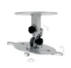 OMB Soporte Techo Para Proyector Orientable ±30º Giro 360º Max 15kg Color Plata