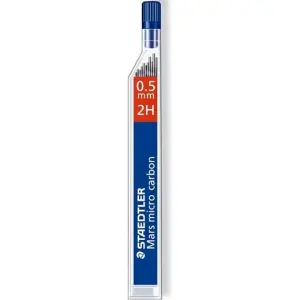 Staedtler Minas Mars Micro Carbon 250 0.5mm 2H Estuche 12 Unidades