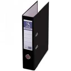 Dohe Archivador Palanca Archicolor Folio Lomo Ancho Rado Cartón Forrado PP Negro