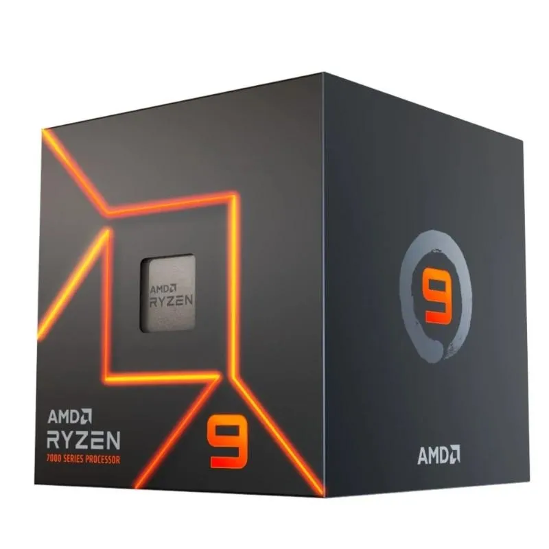 Amd Ryzen 9 7900 3.7Ghz 76M 12Core Am5 Box Con Ven