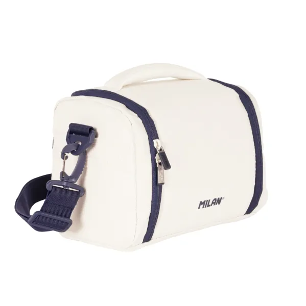 Milan Bolsa Isotérmica Porta Alimentos 5L - Apertura Total - 24.5x20x16cm - Beige