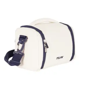 Milan Bolsa Isotérmica Porta Alimentos 5L - Apertura Total - 24.5x20x16cm - Beige