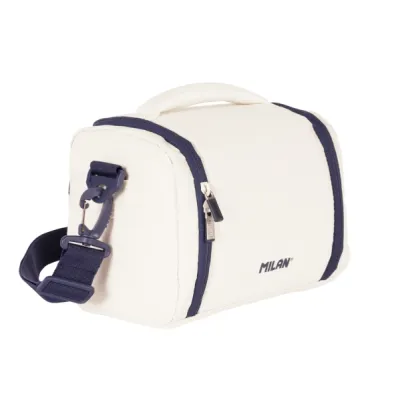 Milan Bolsa Isotérmica Porta Alimentos 5L - Apertura Total - 24.5x20x16cm - Beige