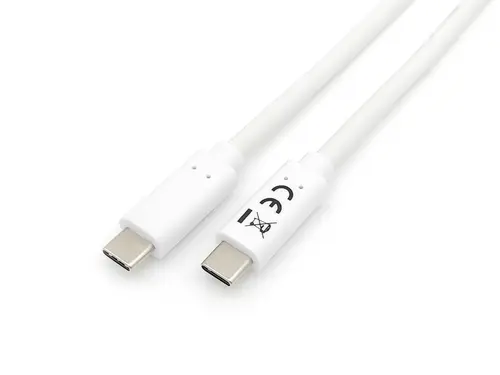 Cable Usb-C A Usb-C 2M Equip 128362 Transferencia 5G 3A (60W) Color Blanco