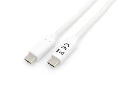Equip Cable USB-C a USB-C 1M 5G 3A (60W) Color Blanco
