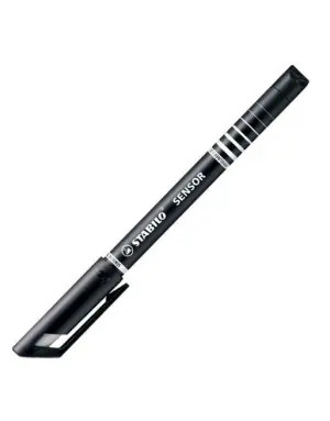 Stabilo Sensor Rotulador Punta Fina Amortiguada 0.3mm Color Negro