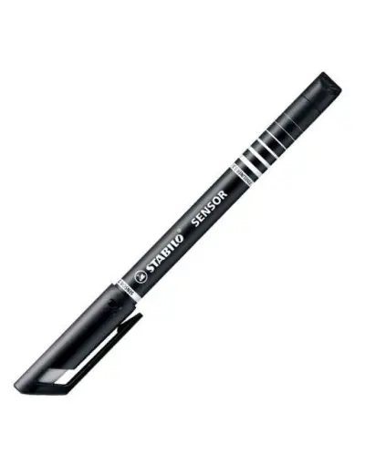 Stabilo Sensor Rotulador Punta Fina Amortiguada 0.3mm Color Negro