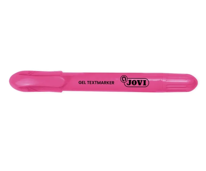 Jovi Gel Textmarker Marcador De Texto Fluorescente - Gel En Seco - No Necesitan Punta - No Traspasan - Secado Rapido - Aptos Para Luz Negra - Color Rosa