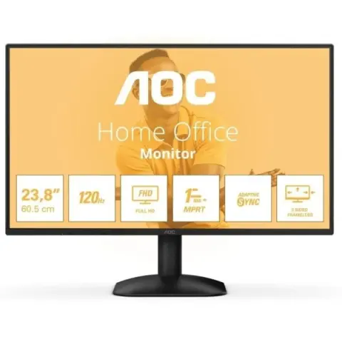 AOC 24B31H Monitor 23.8" LED IPS Full HD 120Hz 1ms HDMI VGA VESA 100x100mm Negro