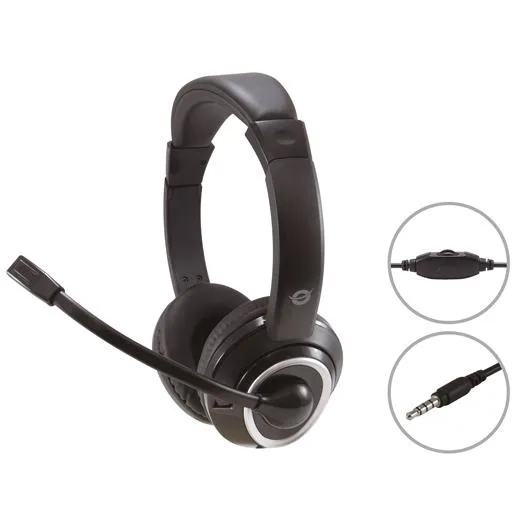 Conceptronic Polona Auriculares Jack 3.5mm con Audio de Calidad