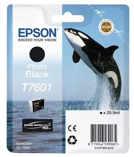 Epson T7601 Negro Photo Cartucho De Tinta Pigmentada Generico - Reemplaza C13T76014010