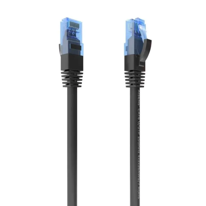 Aisens Cable Rj45 Cat.6 Utp Awg26 Cca Negro 1.5M