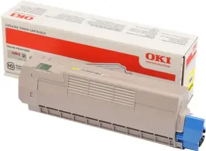 Oki C612 Cartucho de Tóner Original Amarillo