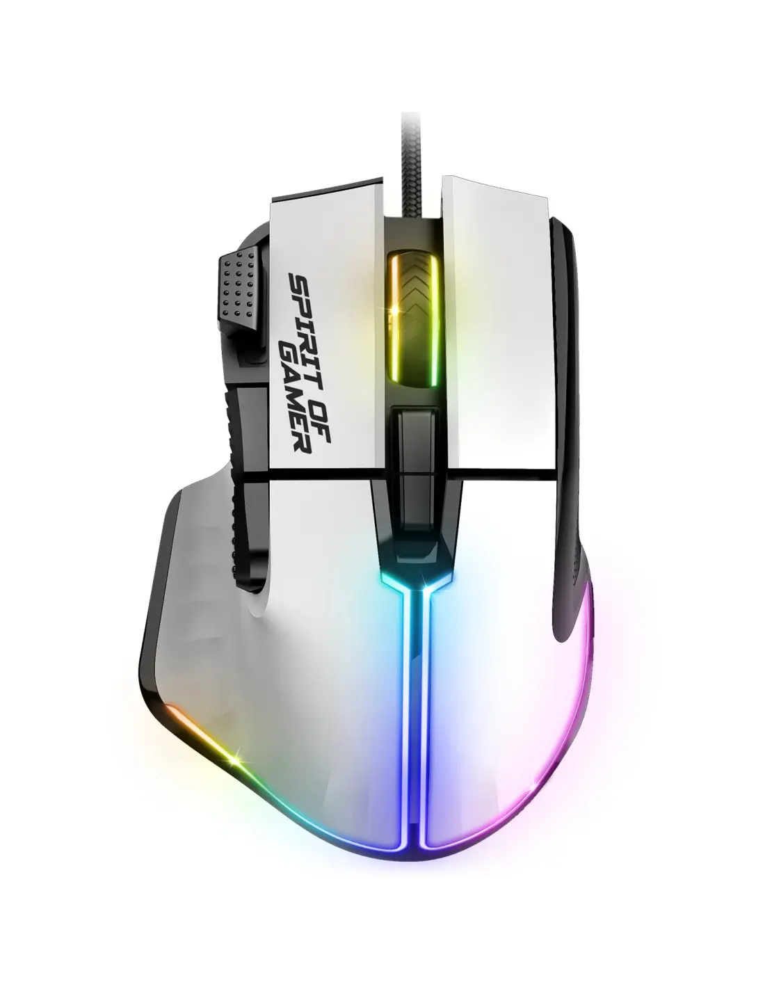 Spirit Of Gamer Ratón Pro M5 Blanco