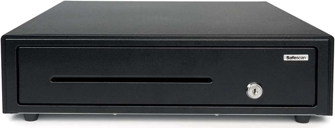 Safescan Sd-4141 Cajon Portamonedas - 8 Compartimentos Para Monedas - 4 Compartimentos Para Billetes - Hasta 1 Millon De Aperturas