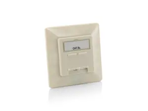 KIT 5 UNIDADES ROSETA CAT6A EMPOTRAR BLANCO PERLA REF. 125775