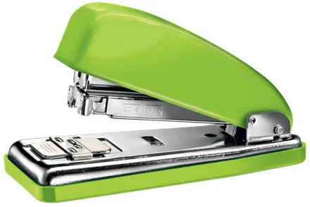 Petrus 226 WOW Grapadora Metalica + Caja de 200 Grapas - Hasta 30 Hojas - Grapado Cerrado, Abierto y Clavado - Color Verde Metalizado