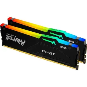 Kingston Fury Beast RGB DDR5 6000MT/s 32GB (2x16GB) CL30 DIMM Memory