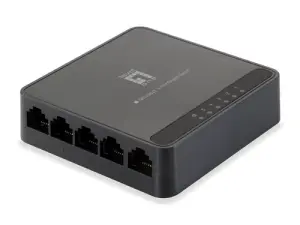 Level One Switch Gigabit No Gestión 5 Puertos 10/100/1000 GEU-0522