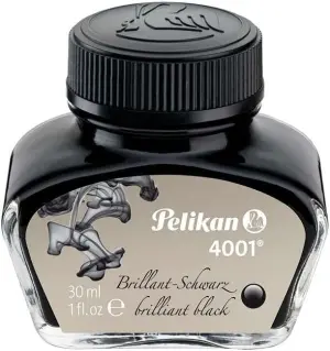Pelikan Tinta 4001 No.78 30ml Color Negro para Estilográfica