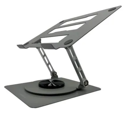 Nilox Soporte De Sobremesa Ajustable 10-16" Con Base Giratoria 360º Para Portátil/Tablet Gris