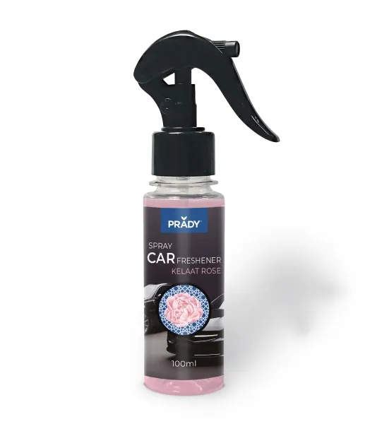 Prady Ambientador Coche Kelaat Rose - Frasco De 100 Ml - Spray Pulverizador