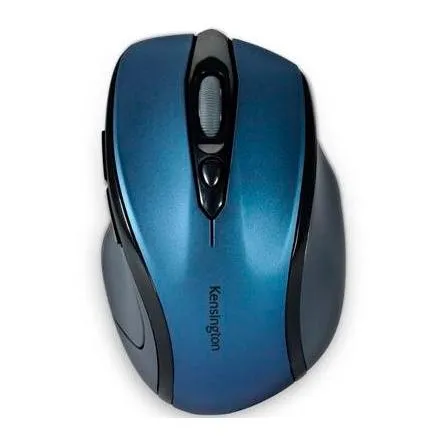 Kensington Pro Fit Ratón Inalámbrico 2.4GHz 1600dpi Óptico 5 Botones Ergonomico Azul/Negro