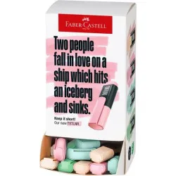 Faber-Castell Txtlnr Expositor Con 60 Marcadores Fluorescentes - Punta Biselada - Trazo Entre 1, 2 Y 5 Mm - Tinta Con Base De Agua - Colores Pastel Surtidos