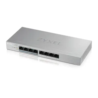 Zyxel GS1200-8HP v2 Switch Gestionado Gigabit Ethernet PoE Gris