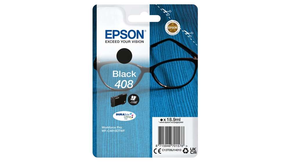 Epson 408 Negro Cartucho De Tinta Original - C13T09J14010