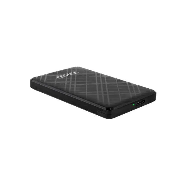 TooQ TQE-2500B Caja Externa 2.5" USB 3.0 Negra para HD/SSD SATA hasta 9.5mm