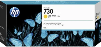 Hp Tinta Amarillo Designjet T1700 Series - Nº 730 *Alta Capacidad*