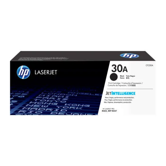 Hp Cf230A Negro Cartucho De Toner Original - 30A