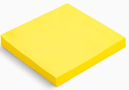 Oh Yeah Servilleta Doble Capa 33X33C Amarillo Pastel -30U-
